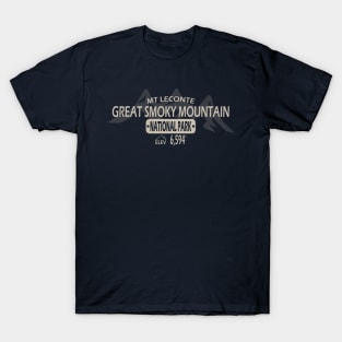 Mt Leconte Smoky Mountains T-Shirt